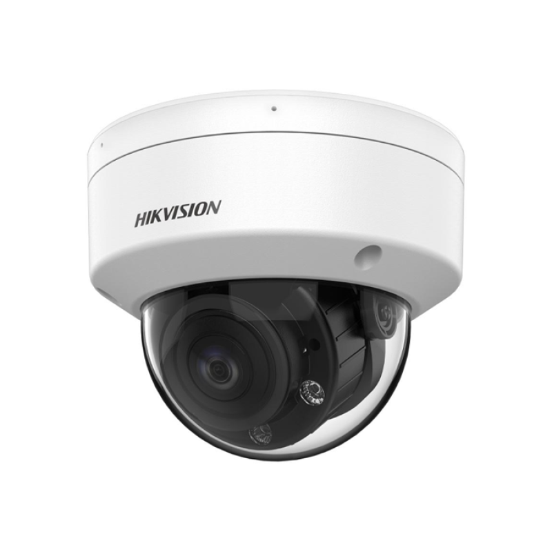 HIKVISION DS-2CE50DF3T-VPLSZE - Caméras de surveillance Analogique - Caméra dôme varifocale hybride intelligente Light ColorVu 2 MP - Audio de haute qualité avec audio sur câble coaxial, micro intégré
