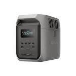 Station électrique portable EcoFlow DELTA 3, 1024 Wh de capacité, cellules LFP, 70% de charge en 30 min, extensible jusqu'à 5 kWh, générateur solaire pour camping, RV, l'alimentation de secours