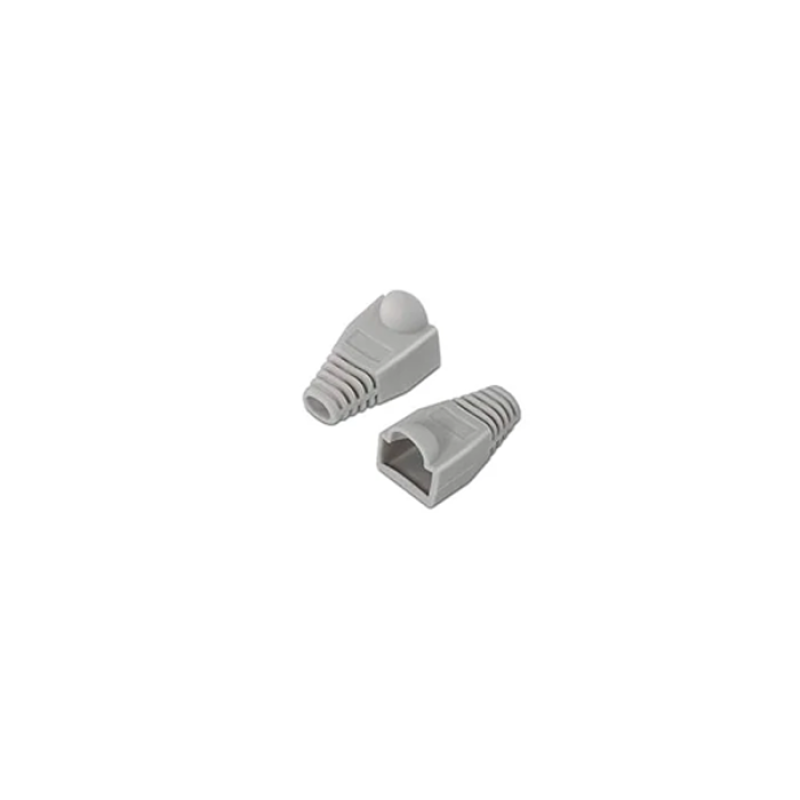 Cache Connecteur RJ45 - Gris - 100 pièces - Lot De 100 Manchons RJ-45 Gris - RJ45