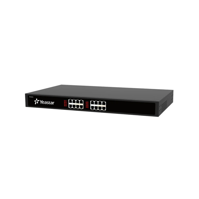 Yeastar TA1610 - Passerelle Analogique VoIP - 16 Ports FXO - 16 Ports FXO - Passerelle analogique VoIP, 16 ports FXO, 1 port 10/100