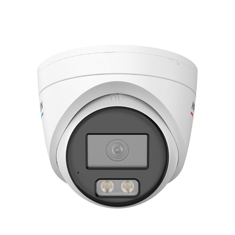 Hikvision DS-2CD1347G3H-LIU 4MP (2K) - Caméra Dome IP - Smart Hybrid Light : Vision Nocturne Couleur & IR - Objectif 2.8mm (104°) - Micro Intégré - IA Détection Humains/Véhicules - Étanche IP67 - Vidéosurveillance Extérieure Haute Définition
