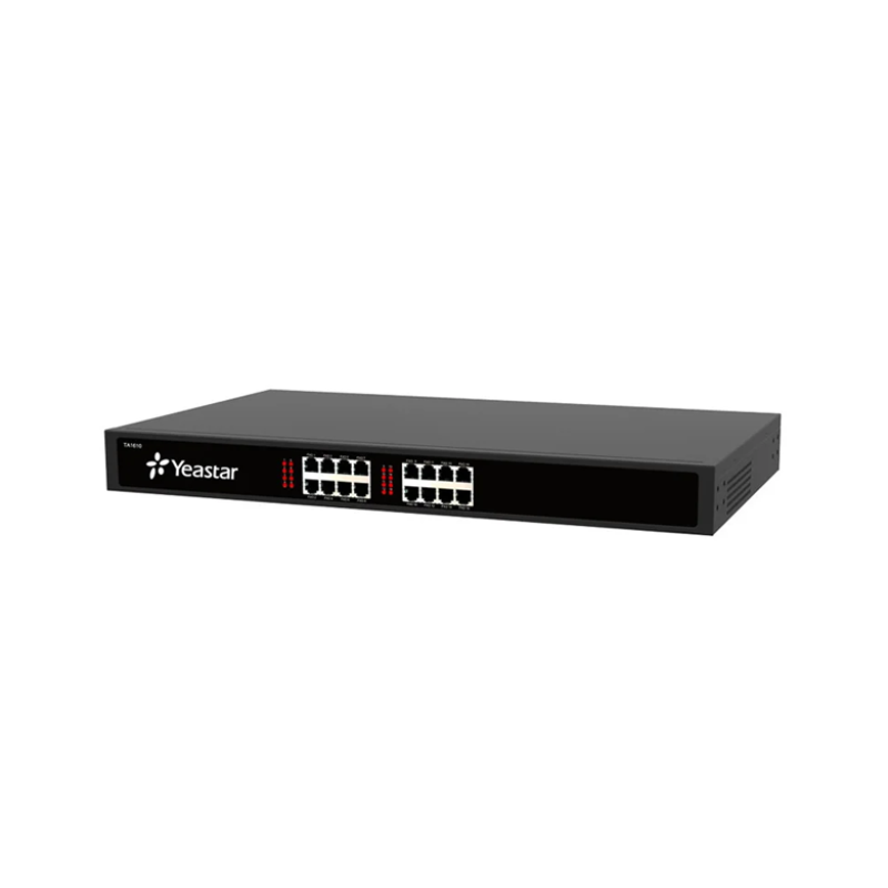 Yeastar TA1610 - Passerelle Analogique VoIP - 16 Ports FXO - 16 Ports FXO - Passerelle analogique VoIP, 16 ports FXO, 1 port 10/100