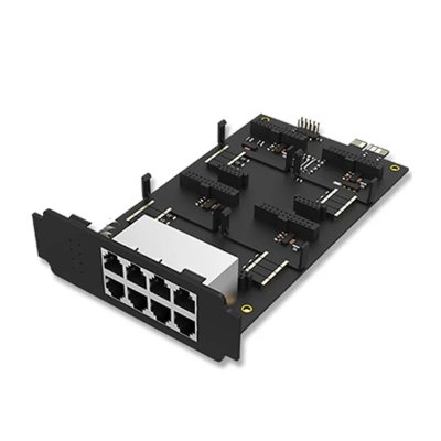 Yeastar EX08 Module -Plaquette pour emplacement de module S-Series et P-Series (Supporte 4 emplacement pour modules et 8 interfaces en façade)