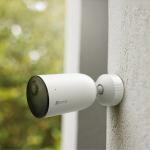 EZVIZ CB3 2k - Caméra autonome - Batterie rechargeable - Détection intelligente des mouvements - Vision nocturne en couleur - Sirène et lampe flash intégrées - Audio bidirectionnel