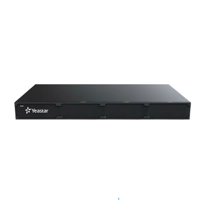 Yeastar S300 - Autocommutateur - Serveur VoIP - IPBX - pour 300 à 500 Utilisateurs, 60 à 120 Appels Simultanés, 24 Ports Analogiques/BRI, 6 Ports GSM, 3 Ports E1/T1/J1, 100 Trunks VoIP, Modulaire ( Modules vendus séparément)