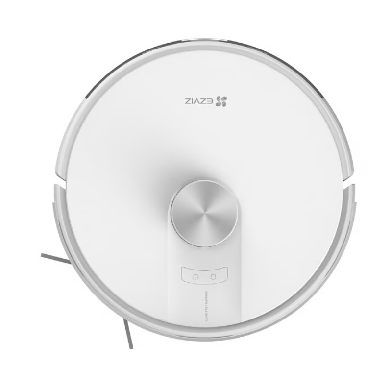 Aspirateur robot EZVIZ RE4 Plus à vidage automatique, 4 000 Pa, station de vidage automatique de 4 L, navigation LiDAR, rehausseur de tapis, auto-chargeant, nettoie 300 ㎡, contrôle par application Wi-Fi, compatible Alexa/Google, adapté aux animaux