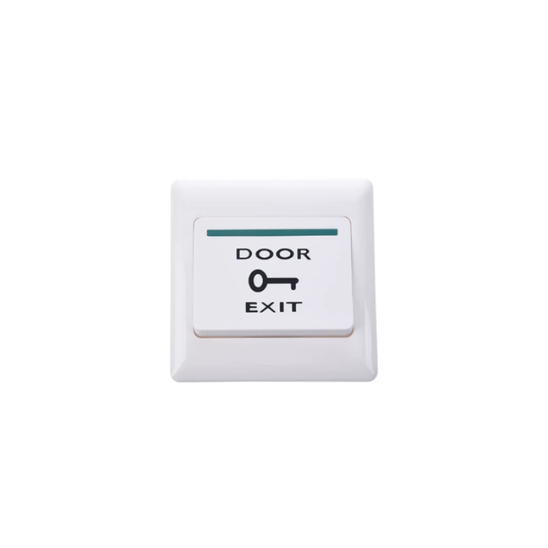 Bouton Poussoir Apparent - Blanc - Modèle K8 - Panneau de Bouton-Poussoir de Fermeture de Porte électrique