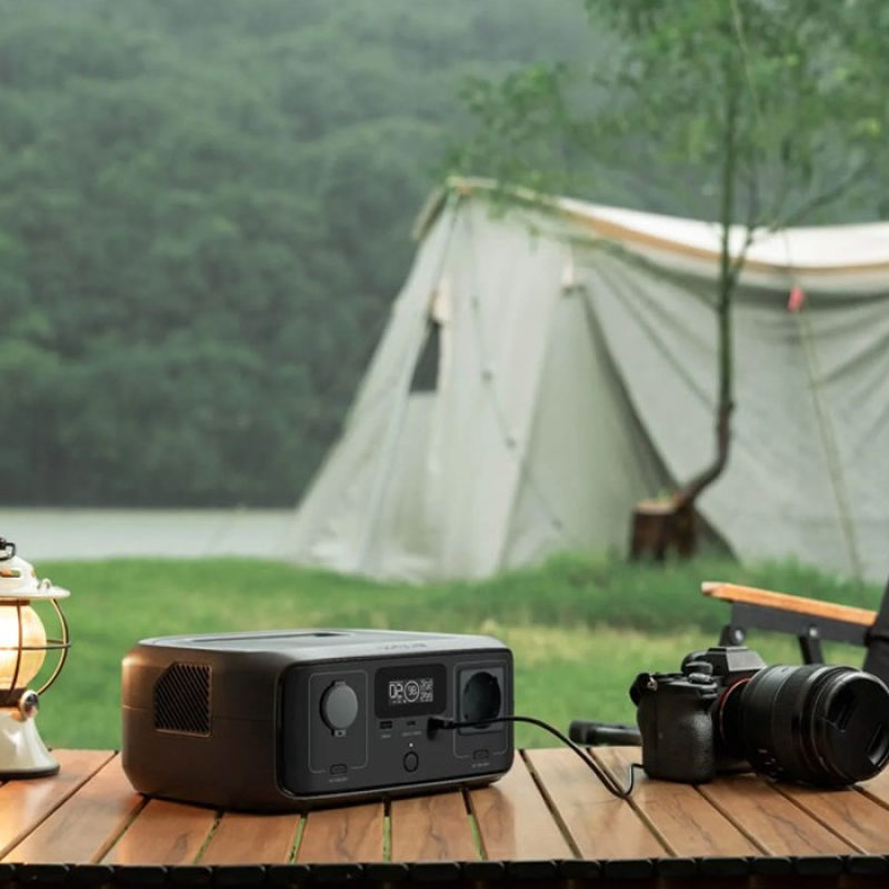 EcoFlow Station électrique portable RIVER 3, 245 Wh de capacité, 600W de puissance de sortie, durée de fonctionnement double avec technologie GaN, pour l'extérieur, camping et RV