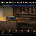 EcoFlow Station électrique portable RIVER 3, 245 Wh de capacité, 600W de puissance de sortie, durée de fonctionnement double avec technologie GaN, pour l'extérieur, camping et RV