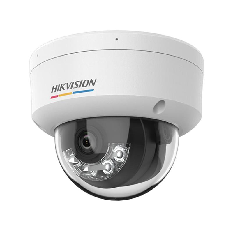 Hikvision DS-2CD1167G3-LIU (2.8mm) - Caméra IP Dôme 6MP ColorVu & Smart Hybrid Light 30m - Microphone Intégré - Port MicroSD 512Go - PoE IP67 Anti-Vandale IK08 - Vidéosurveillance Pro