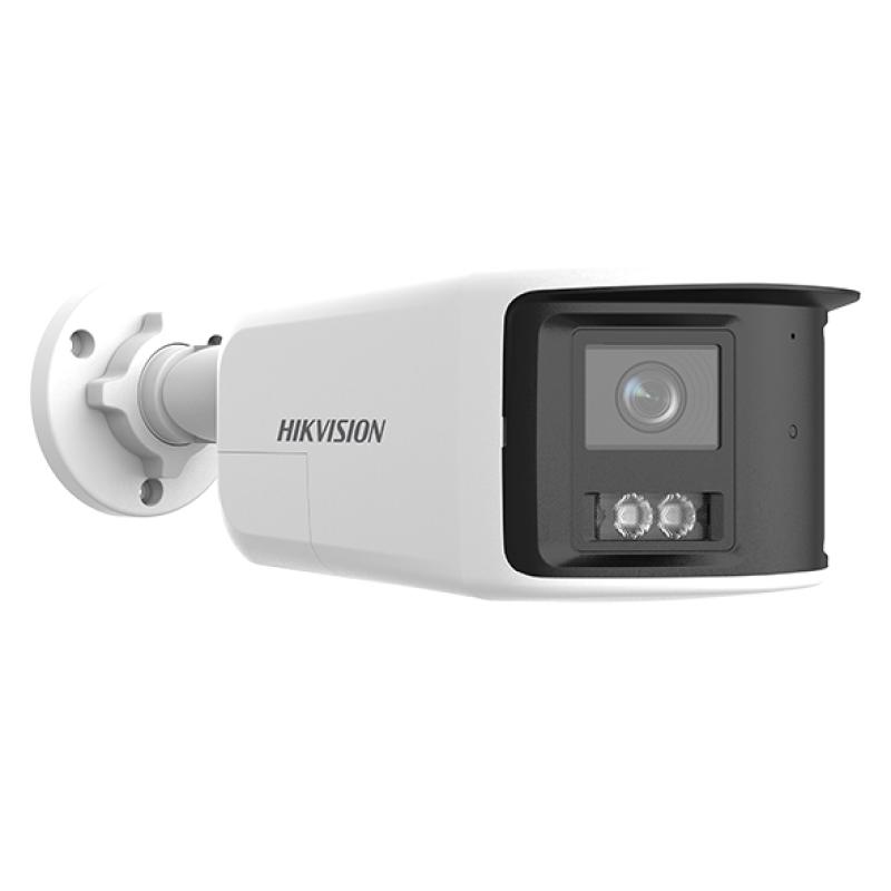 Hikvision DS-2CFW06-P 2.8mm 6MP (3K) - Caméra IP WiFi Panoramique 180° Extérieure - Smart Hybrid Light IR & Couleur - IA Détection Humains & Véhicules - Audio Bidirectionnel - Étanche IP67 - Vidéosurveillance Pro