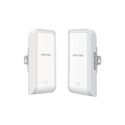 Hikvision DS-3WF1000-EI-2N - Pont Radio Sans Fil Extérieur CPE Wi-Fi 2.4GHz 300Mbps Portée 1km - Bridge PTP/PTMP Appairage Auto - Alimentation PoE - Étanche IP65 - Transmission Vidéosurveillance Pro