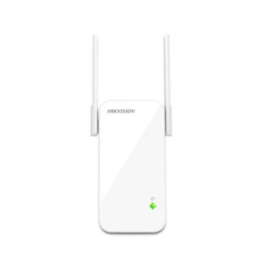 Hikvision DS-3WRE3N - Répéteur Wi-Fi 300 Mbps 2.4GHz avec 2 Antennes Extérieures & Port Ethernet RJ45 - Extension de Portée Sans Fil - Bouton WPS Appairage Rapide - Prise Secteur Directe - Réseau Maison & Bureau Pro