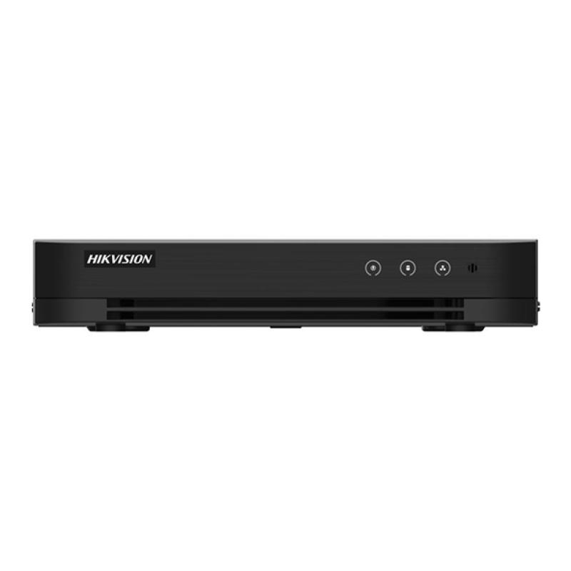 Hikvision DS-7204HGHI-M1/T - DVR AcuSense 4 Canaux 1080p Lite - H.265 Pro+ - Audio Coaxial - Détection Humain/Véhicule - 1 SATA (Jusqu'à 4To) - HDMI/VGA Full HD - Enregistreur Hybride Pro