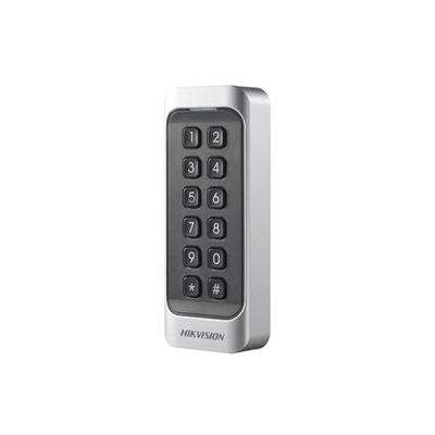 Hikvision DS-K1107AEK - Lecteur d'Accès avec Clavier - Cartes EM / ID 125kHz - RS-485 & Wiegand (W26/W34) - IP65 Extérieur Étanche - Contrôle d'Accès Pro