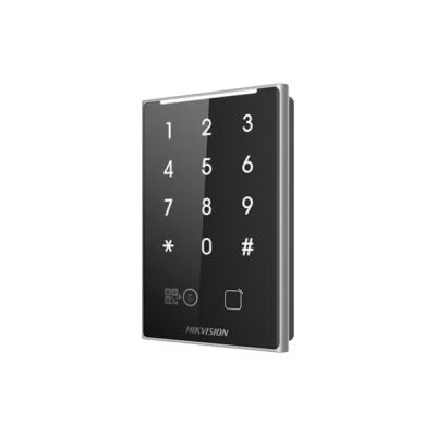 Hikvision DS-K1109DKB-QR - Lecteur d'Accès QR Code - Empreinte Digitale - Clavier - Cartes Mifare & EM - Bluetooth BLE - RS-485 & Wiegand - IP65 Extérieur - Contrôle d'Accès Pro