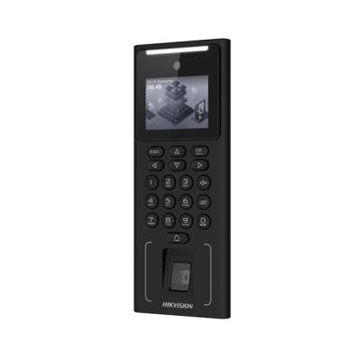 Hikvision DS-K1T321EFWX - Terminal Reconnaissance Faciale & Empreinte - Cartes EM 125kHz - Wi-Fi & TCP/IP - Écran 2.4 pouces - 500 Visages / 1k Empreintes - Contrôle d'Accès & Pointage Pro