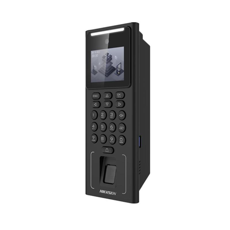 Hikvision DS-K1T321EFWX-B - Terminal Reconnaissance Faciale & Empreinte avec Batterie - Cartes EM 125kHz - Wi-Fi & TCP/IP - Écran 2.4 pouces - 500 Visages / 1k Empreintes - Contrôle d'Accès & Pointage Pro