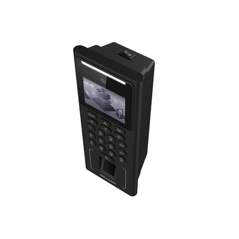 Hikvision DS-K1T321EFWX-B - Terminal Reconnaissance Faciale & Empreinte avec Batterie - Cartes EM 125kHz - Wi-Fi & TCP/IP - Écran 2.4 pouces - 500 Visages / 1k Empreintes - Contrôle d'Accès & Pointage Pro