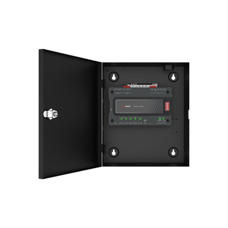 Hikvision DS-K2220X - Contrôleur d'Ascenseur 8 Étages - Mémoire 100k Cartes / 300k Événements - TCP/IP & RS-485/Wiegand - Extensible jusqu'à 128 Étages - Contrôle d'Accès Pro