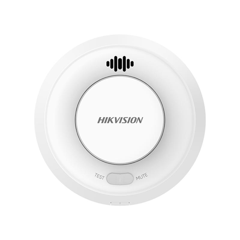 Hikvision HF-SG3-WF/R8 - Détecteur de Fumée Photoélectrique Connecté (Wi-Fi & Radio 868MHz Interconnectable) - Passerelle Cloud Hik-Connect - Alarme 85dB - Bouton Test & Silence - Sécurité Incendie Pro