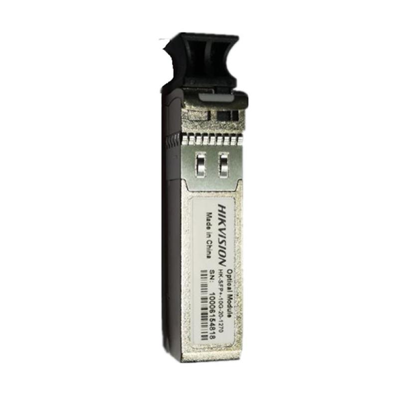 Hikvision HK-SFP+-10G-20-1270 - Module Optique Transceiver SFP+ 10G BiDi Monomode 20km (TX1270nm/RX1330nm - LC Simplex) - Support DDM - Hot-Pluggable - Liaison Fibre 10G Monofibre - Réseau Vidéosurveillance Pro
