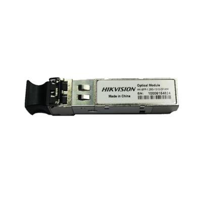 Hikvision HK-SFP-1.25G-1310-DF-MM - Module Optique SFP Gigabit 1.25Gbps - Fibre Multimode Duplex LC 1310nm - Portée 2km - DDM/DOM Hot-Pluggable - Extension Réseau Vidéosurveillance Pro