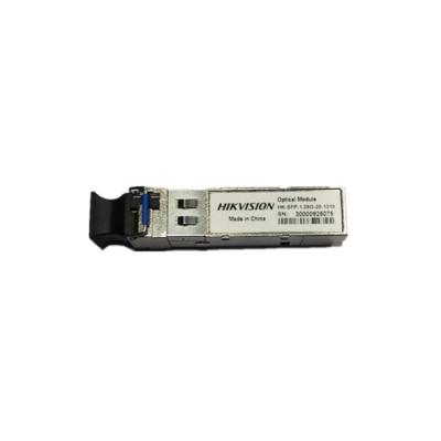 Hikvision HK-SFP-1.25G-20-1310 - Module Optique SFP Gigabit 1.25Gbps - Fibre Monomode Duplex LC 1310nm - Portée 20km - DDM/DOM Hot-Pluggable - Extension Réseau Vidéosurveillance Pro