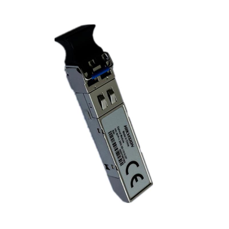 Hikvision HK-SFP-1.25G-20-1310-DF - Module Optique SFP Gigabit 1.25Gbps - Fibre Monomode Duplex LC 1310nm - Portée 20km - DDM/DOM Hot-Pluggable - Extension Réseau Vidéosurveillance Pro