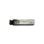 Hikvision HK-SFP-1.25G-20-1550 - Module Optique SFP Gigabit 1.25Gbps - Fibre Monomode Duplex LC 1550nm - Portée 20km - DDM/DOM Hot-Pluggable - Extension Réseau Vidéosurveillance Pro
