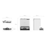 EZVIZ CS-RS20-MAX-TGA2 - Robot Aspirateur Laveur RS20 Max 13000Pa - Station Auto-Nettoyante Eau Chaude 60°C - Brosse Anti-Emmêlement - Navigation Lidar & Caméra IA - Détection Animaux & Tapis - Maison Connectée Pro