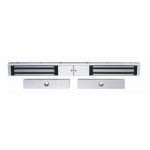 HIKVISION DS-K4H258D - Ventouse - Serrure magnétique - Porte max 280KG*2 - Convient pour porte en bois, porte en verre, porte en métal et porte coupe-feu - L'indicateur LED affiche l'état de verrouillage de la porte