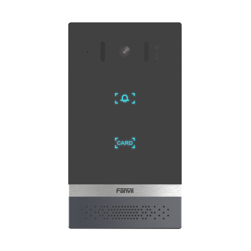 FANVIL i61 | Platine de rue pour immeuble | Portier IP pour système visiophone / interphone | Lecteur de carte RFID