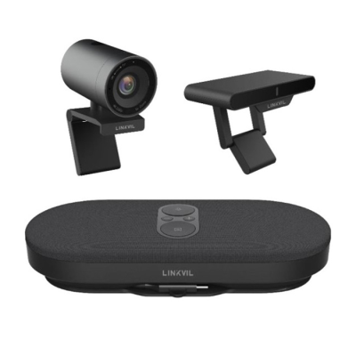 FANVIL CA400 | Système visio conférence avec caméra - Haut-parleur (8 microphones ) avec réduction de bruit et Webcam 4K