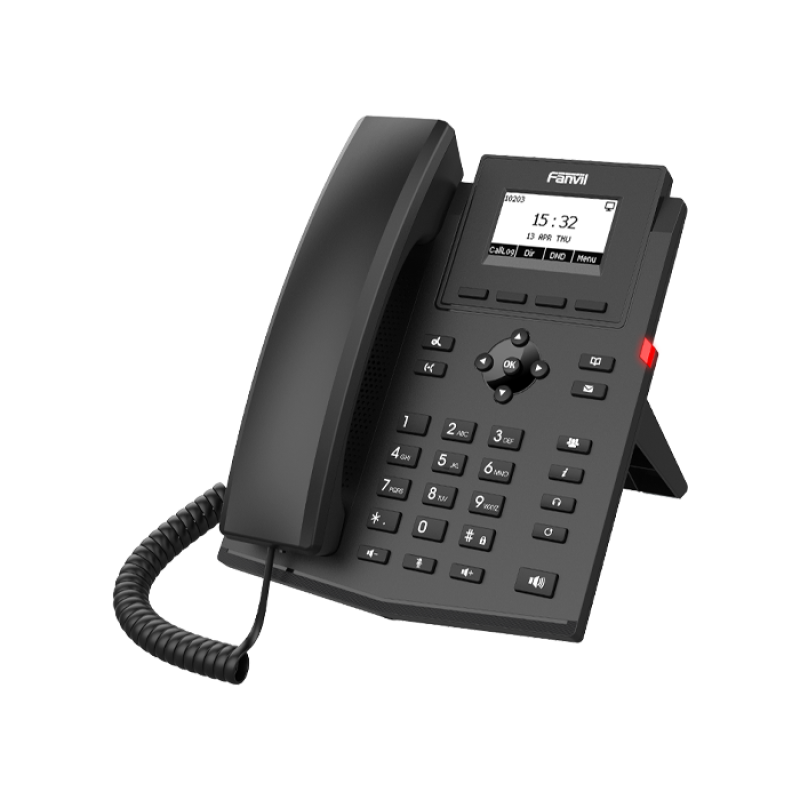 FANVIL X301P - Téléphone IP POE - interphone pour maison et bâtiment - touche pour ouverture de porte - 2 Lignes SIP