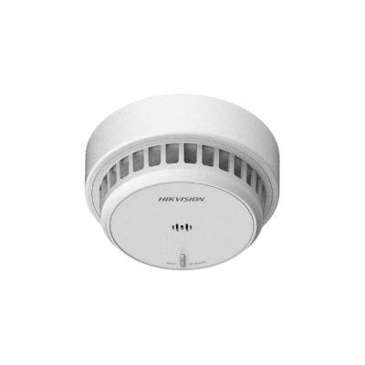 Détecteur de fumée Autonome (Sans centrale, Sans Electricité, sans internet) - Alarmé intégré 85db - Peut être connecté au DVR / NVR pour un contrôle total via smartphone - HIKVISION HF-S2