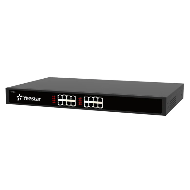 Yeastar TA1610 - Passerelle Analogique VoIP - 16 Ports FXO - 16 Ports FXO - Passerelle analogique VoIP, 16 ports FXO, 1 port 10/100