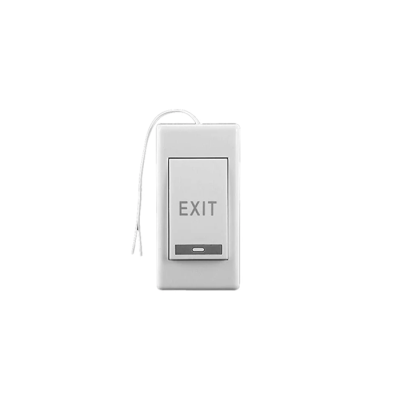 Bouton Poussoir Apparent - Blanc - Modèle K1 - Panneau de bouton de déclenchement de sortie pour porte électrique Blanc