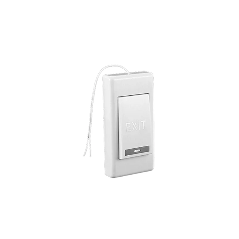 Bouton Poussoir Apparent - Blanc - Modèle K1 - Panneau de bouton de déclenchement de sortie pour porte électrique Blanc
