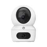 EZVIZ H7C - Caméra Wi-Fi panoramique et inclinable à double objectif Résolution d'objectif double 2K | Bouton d'appel de panique bidirectionnel | Détection humaine IA | Vue panoramique | Vision nocturne couleur