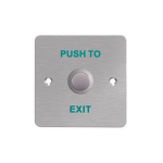 HIKVISON DS-K7P01 Bouton accessoire pour système de contrôle d'accès D'une simple pression, il permet aux utilisateurs de demander la sortie ou de déclencher l'alarme d'urgence