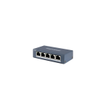 HIKVISION DS-3E0505-O-Commutateur Gigabit 5 ports Accès réseau 1000M > Commutation à vitesse câblée et conception sans blocage > Commutation de stockage et de transfert > Coque métallique solide et robuste