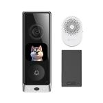 EZVIZ EP8 Ultra Sonnette Visiophone Connectée 6MP+2MP Double Caméra, Écran IA, 2x Batteries 9600mAh, 32GB eMMC