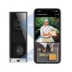 EZVIZ EP8 Ultra Sonnette Visiophone Connectée 6MP+2MP Double Caméra, Écran IA, 2x Batteries 9600mAh, 32GB eMMC