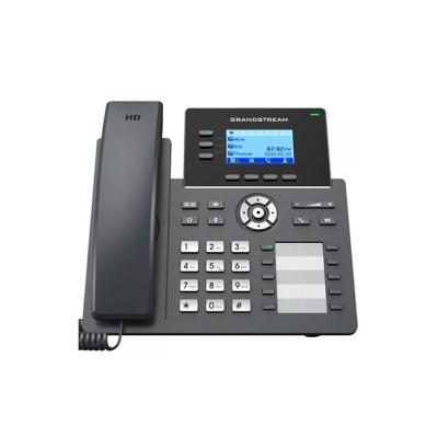 Grandstream GRP2604P Téléphone IP Gigabit 3 Comptes SIP - Écran Rétroéclairé, PoE, Audio HD, Conférence à 5