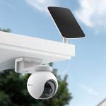 EZVIZ HB8/SP 4K Caméra Surveillance Extérieure Wi-Fi 6 Motorisée 360°, Batterie 10400mAh, Slot MicroSD 512Go, Vision Nocturne Couleur
