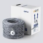 VR GHT Câble Réseau CAT6 UTP CCA 305m - Câble Ethernet RJ45 pour Réseau & Vidéosurveillance IP