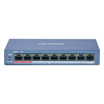 HIKVISION DS-3E0109P-E/M(B)(O-STD) - Switch 8 Ports POE Unmanaged (Gestion intelligente) - PoE longue portée : 300m