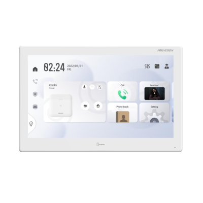 HIKVISION DS-KH9510-WTE1(B) - Ecran 10 Pouces sous Android - Multi fonction (Gestion de porte, caméra, visiophone…)