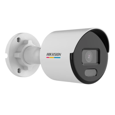 HIKVISION DS-2CD1047G2-LUF 4mm - Camera IP - Bullet 4MP ColorVu & Audio -Résistant à l'eau et à la poussière (IP67) - Slot micro SD